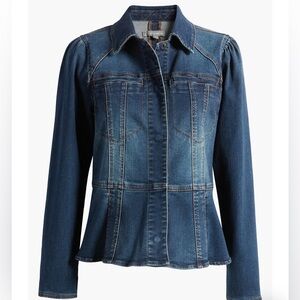 Democracy Blue Denim Jacket nwt size small